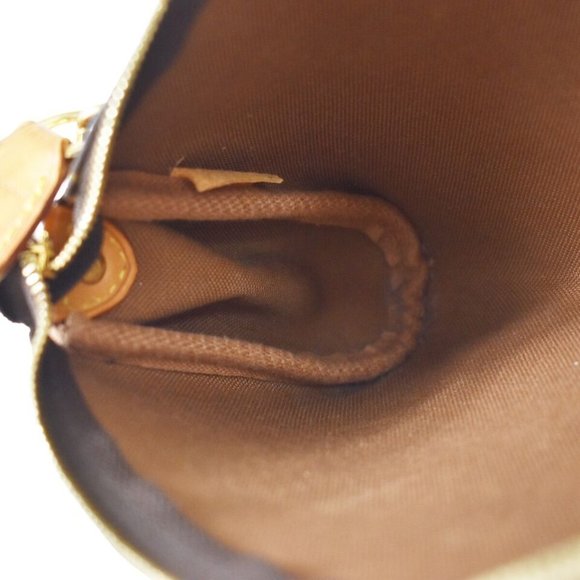 LOUIS VUITTON Eva 2Way Chain Shoulder Bag Monogram Leather Brown M95567 - Picture 11 of 16